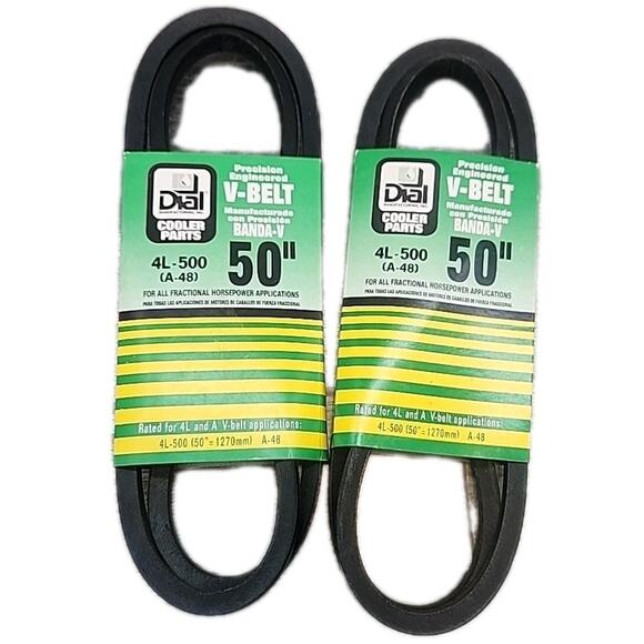Dial Manufacturing Inc. Precision Engineered V-Belt 50" 2Pack [Wall 1] - Picture 1 of 10